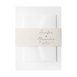 Belly Band Uitnodigingen Wikkel