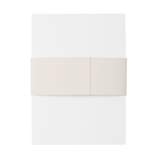 Belly Band Uitnodigingen Wikkel (Achterkant Voorbeeld)