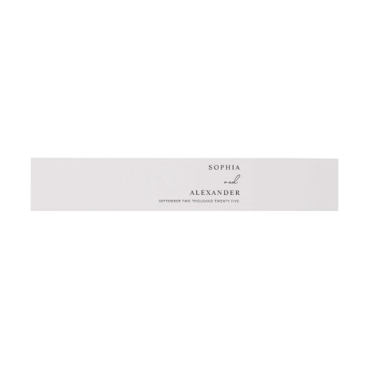 Belly Band Uitnodigingen Wikkel (Vlak)