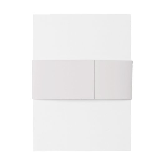 Belly Band Uitnodigingen Wikkel (Achterkant Voorbeeld)