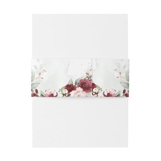 Belly Band Uitnodigingen Wikkel (Achterkant Voorbeeld)