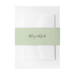 Belly Band Wedding Suite Invitation Wrap E705 Uitnodigingen Wikkel
