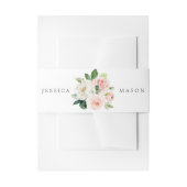 Belly Bands Belly Bands Belushing Blooms Weddensch Uitnodigingen Wikkel (Voorkant Voorbeeld)