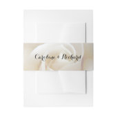 Belly Bands Floral Wedding Uitnodigingen Wikkel (Voorkant Voorbeeld)