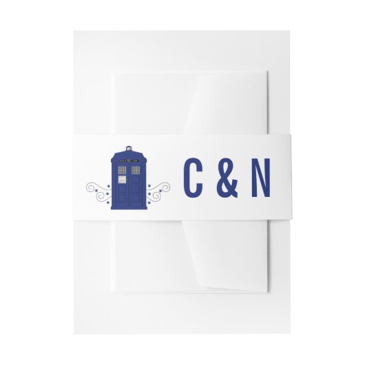 Belly Bands politiebox v3 Uitnodigingen Wikkel (Voorkant Voorbeeld)