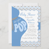 Belly Bump Ze staat op het punt POP Shower Invitat Kaart (Voorkant)