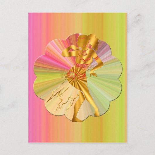 Belly Dance Briefkaart (Voorkant)