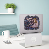 Belly Dance Fairy Art Belly Dancing Fairies Sticker (Laptop op bureau)