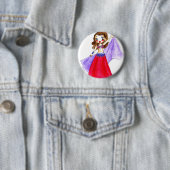 Belly dance - Fatima Ronde Button 5,7 Cm (In situ)