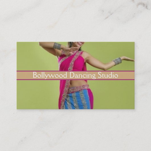 Belly Dance, Instructor, Bollywood, Visitekaartje (Voorkant)