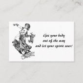 Belly Dance Instructor Visitekaartje (Achterkant)