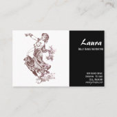 Belly Dance Instructor Visitekaartje (Voorkant)