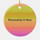 Belly Dance Keramisch Ornament (Achterkant)