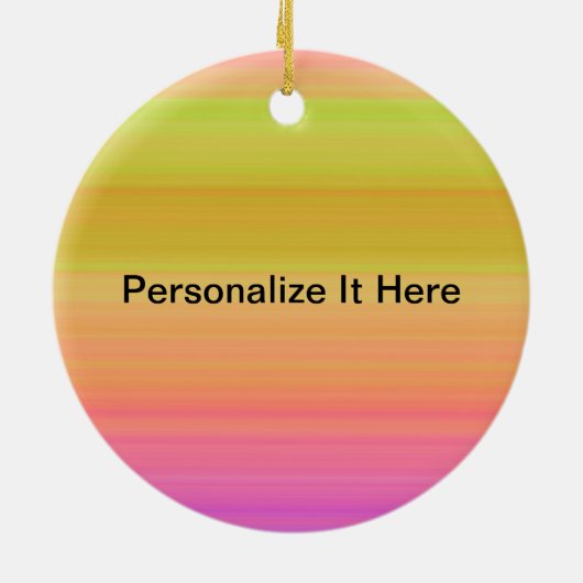 Belly Dance Keramisch Ornament (Achterkant)