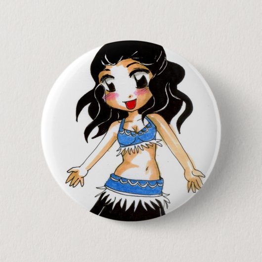 Belly dance - Noe Ronde Button 5,7 Cm (Voorkant)