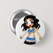 Belly dance - Noe Ronde Button 5,7 Cm (Voorkant /achterkant)