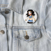 Belly dance - Noe Ronde Button 5,7 Cm (In situ)