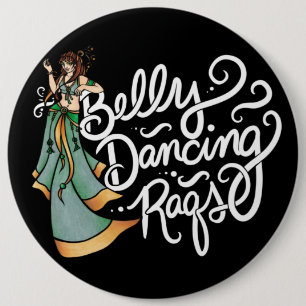 Belly Dance RAQS Fun Belly Dancing Ronde Button 6,0 Cm