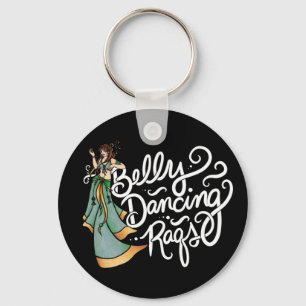 Belly Dance RAQS Fun Belly Dansende Art Sleutelhanger