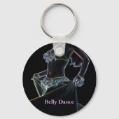 Belly Dance zwart Sleutelhanger (Voorkant)