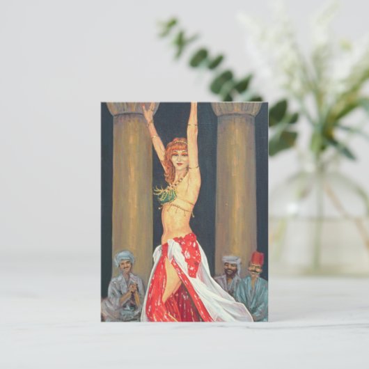 Belly Dancer 1993 Briefkaart (Staand voorkant)
