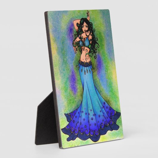 Belly Dancer Art Fotoplaat (Zijkant)