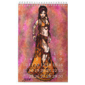 Belly Dancer art Kalender (Jan 2027)