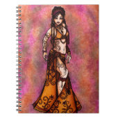 Belly Dancer Art Notitieboek (Voorkant)