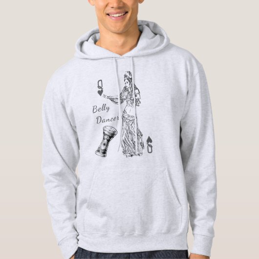 Belly Dancer Basic Hooded Sweatshirt (Voorkant)