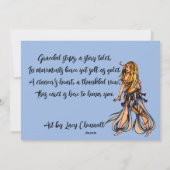 Belly Dancer Bedankt voor je kaarten (Achterkant)