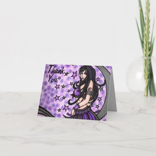Belly Dancer Bedankt voor je kaarten (Voorkant)