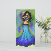 Belly Dancer Birthday-kaarten (Staand voorkant)