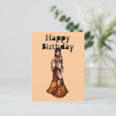 Belly Dancer Birthday-kaarten Briefkaart (Staand voorkant)
