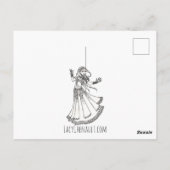 Belly Dancer Birthday-kaarten Briefkaart (Achterkant)
