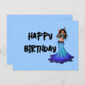 Belly Dancer Birthday-kaarten Briefkaart (Voorkant / Achterkant)