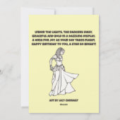 Belly Dancer Birthday-kaarten Feestdagenkaart (Achterkant)