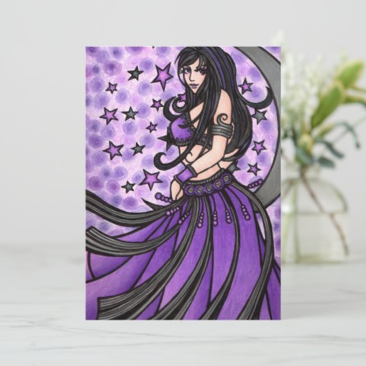 Belly Dancer Birthday-kaarten Feestdagenkaart (Staand voorkant)