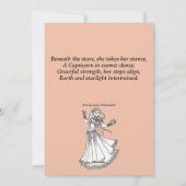 Belly Dancer Birthday-kaarten Feestdagenkaart (Achterkant)