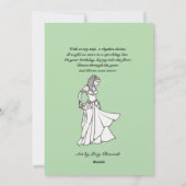 Belly Dancer Birthday-kaarten Feestdagenkaart (Achterkant)