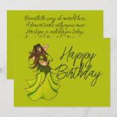 Belly Dancer Birthday-kaarten Feestdagenkaart (Voorkant / Achterkant)