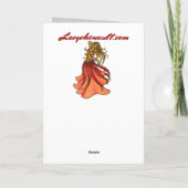 Belly Dancer Birthday-kaarten Kaart (Achterkant)