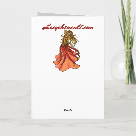 Belly Dancer Birthday-kaarten Kaart (Achterkant)