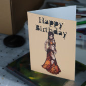 Belly Dancer Birthday-kaarten Kaart