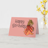 Belly Dancer Birthday-kaarten Kaart (Gele Bloem)