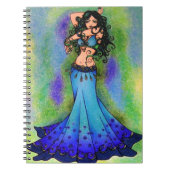 Belly Dancer Birthday-kaarten Notitieboek (Voorkant)
