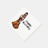 Belly Dancer Birthday Servet (Hoek)