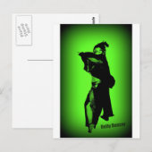 Belly Dancer Briefkaart (Voorkant / Achterkant)