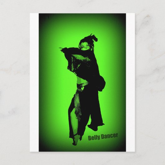 Belly Dancer Briefkaart (Voorkant)