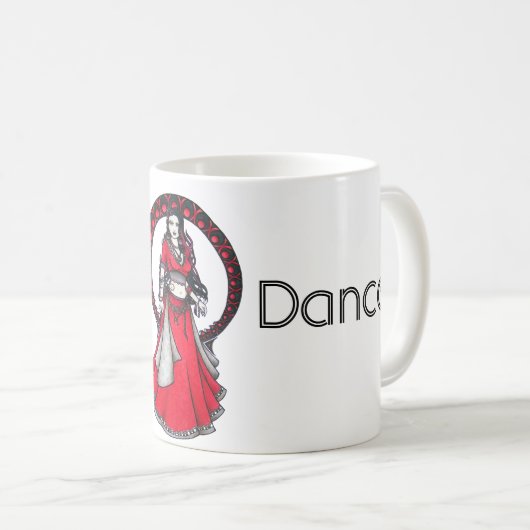 Belly Dancer Coffee Mok (Voorkant rechts)