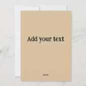 Belly Dancer Feestdagenkaart (Achterkant)